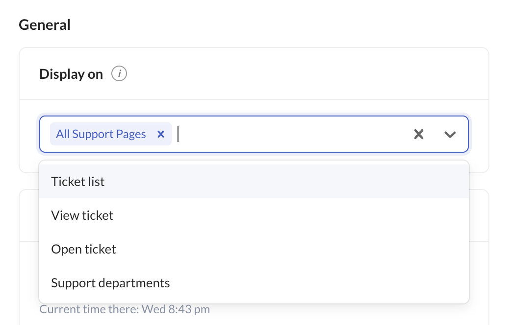 display pages